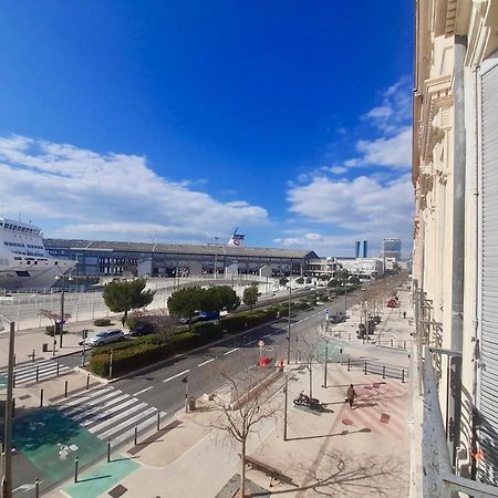 Spacieux Et Lumineux Appartement Vue Mer Joliette Marseille Exterior photo